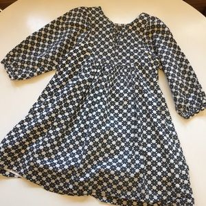 Kit + Lili Girls Dress Size 8 Year Black/White